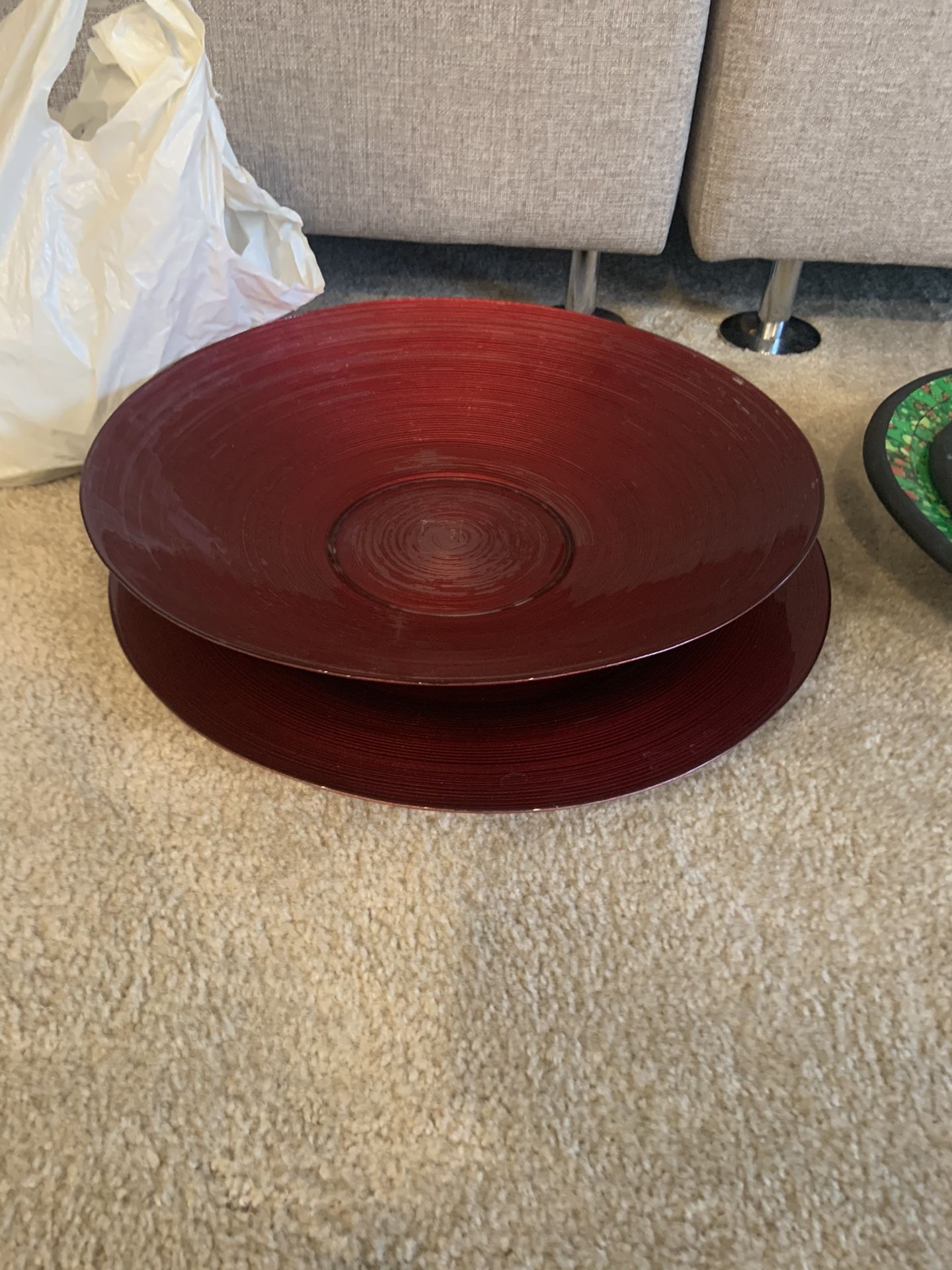 Decorative plate and bowl
