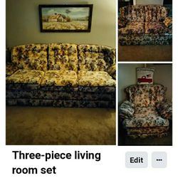 Three Piece Living Room Set