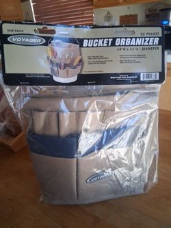 "NEW" Voyager 52 Pocket 5 Gallon Bucket Organizer