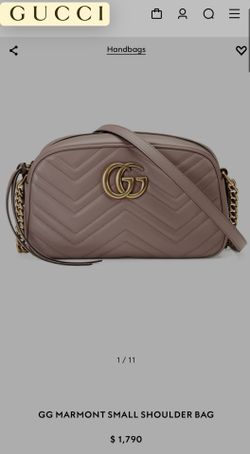 Authentic GG Marmont small camera bag Used But In Excellent Condition