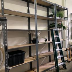 Garage Shelving 48 in W x 18 in D New Industrial Racks Great For Home Office Stronger The Homedepot Lowes Delivery Available