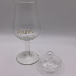 Vintage ardbeg single islay malt scotch whiskey tasting glass