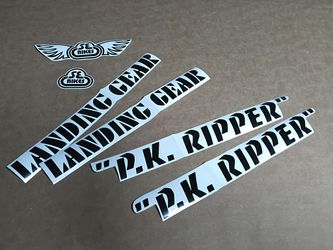 Pk Ripper Frame And Fork Decal Set