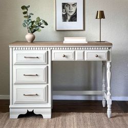 Bassett Writing Desk / Vanity – Refinished