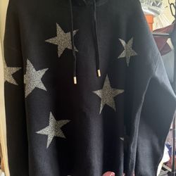 Sweater With Stars Women Size Large 