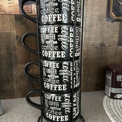 4 stacking mug set