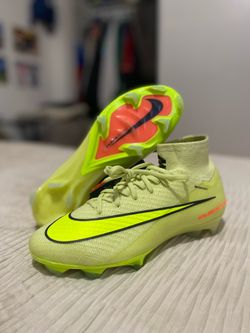 Nike Zoom Mercurial Superfly 10 Elite FG Limelight Hyper Crimson Mens Size 6.5