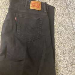 Levis Black Jeans 44/32