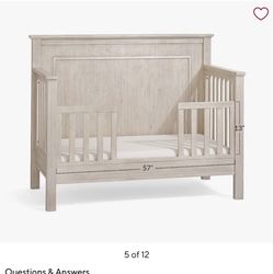 Fillmore 4-in-1 Toddler Bed Conversion Kit Only (Weathered White Pottery Barn)