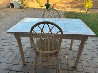 Table and 2 chairs