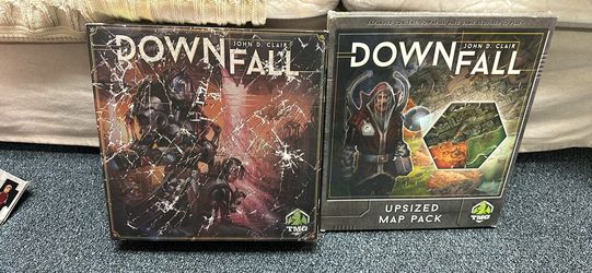 DownFall board game with Upsized map pack extra - board game tabletop game - New