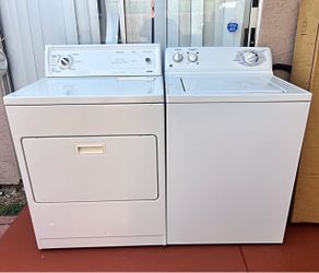 Washer and gas dryer
