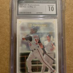 2007 UD Masterpieces #29 Ken Griffey Jr. CGC 10