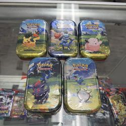 Pokemon Ascending Heroes Tins 2 Packs $30 Each Gamehogs 11am-7pm