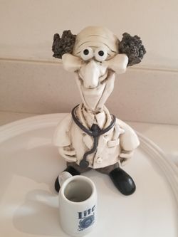 P. F. Chari mad scientist figurine
