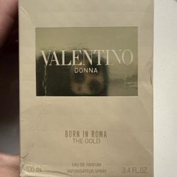 VALENTINO DONNA BORN IN ROMA THE GOLD 100 ml EAU DE PARFUM VAPORISATEUR SPRAY 3.4 FL.OZ.