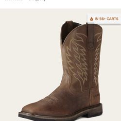 Ariat Groundbreaker Wide Square Toe Steel Toe Work Boot