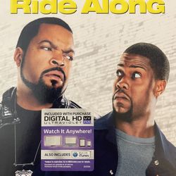 RIDE ALONG (Blu-Ray + DVD + Digital-2014) ICE CUBE + Kevin Hart!