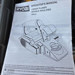 ryobi planer hpl51