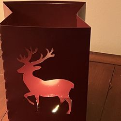 Metal Deer votive Candle  light holder Very unique