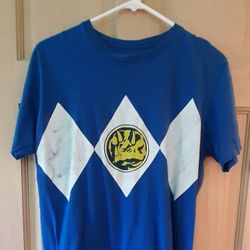 Blue Power Ranger T-Shirt Size Meduim.