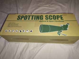 SPOTTING SCOPE LIKE NEW  . FOR HUNTING STARGAZING. VERY GOOD CONDITION