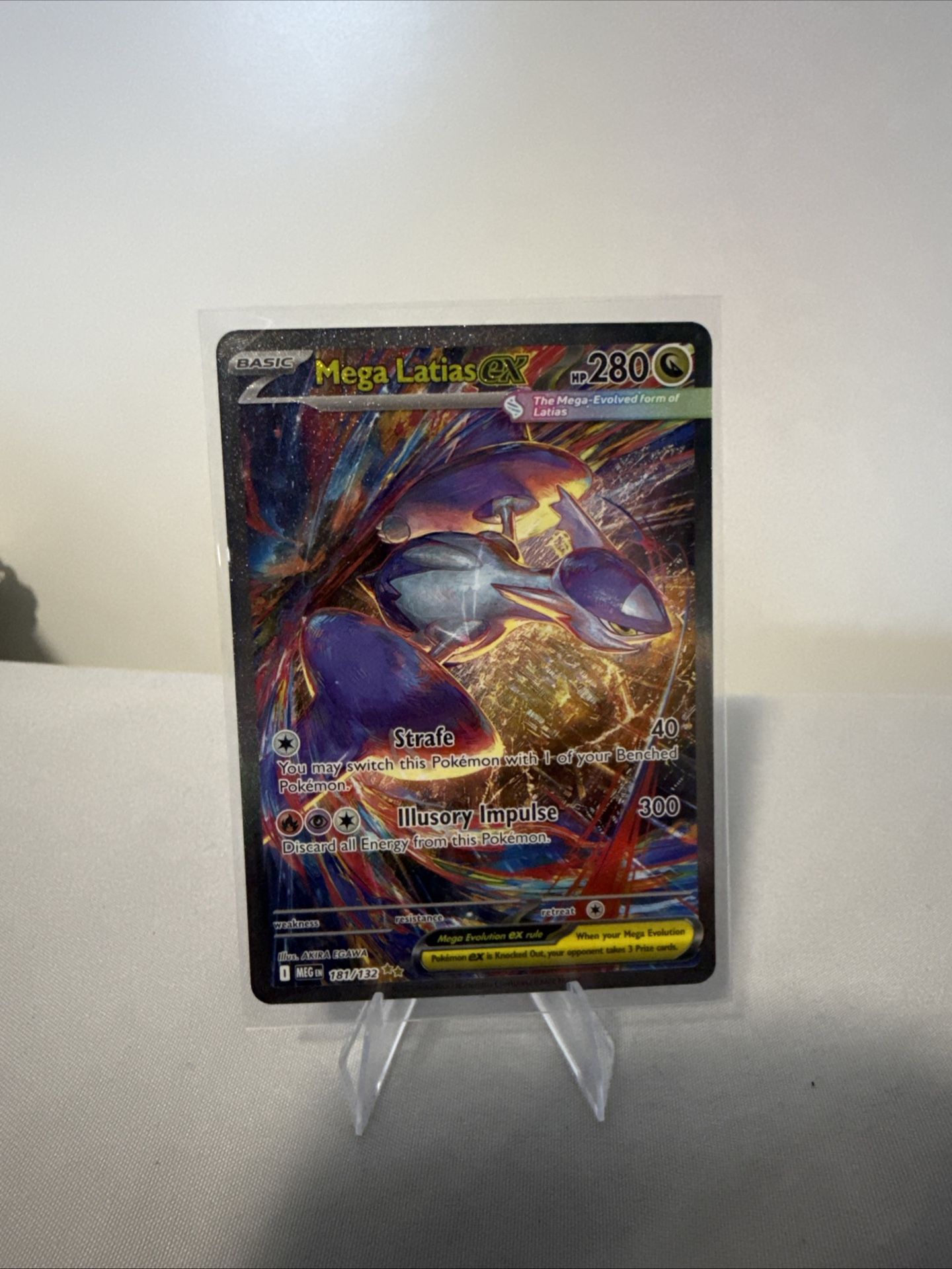 Mega Latias EX SIR 181/132 NM Condition. Mega Evolution EN