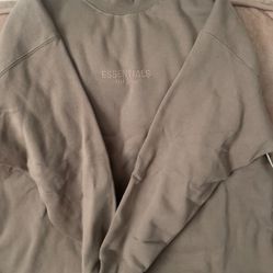 essentials fear of god oversized turtleneck sweatshirt