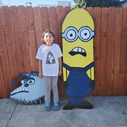 Minions Wooden Party Decore