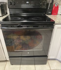 Black Flat Top Stove