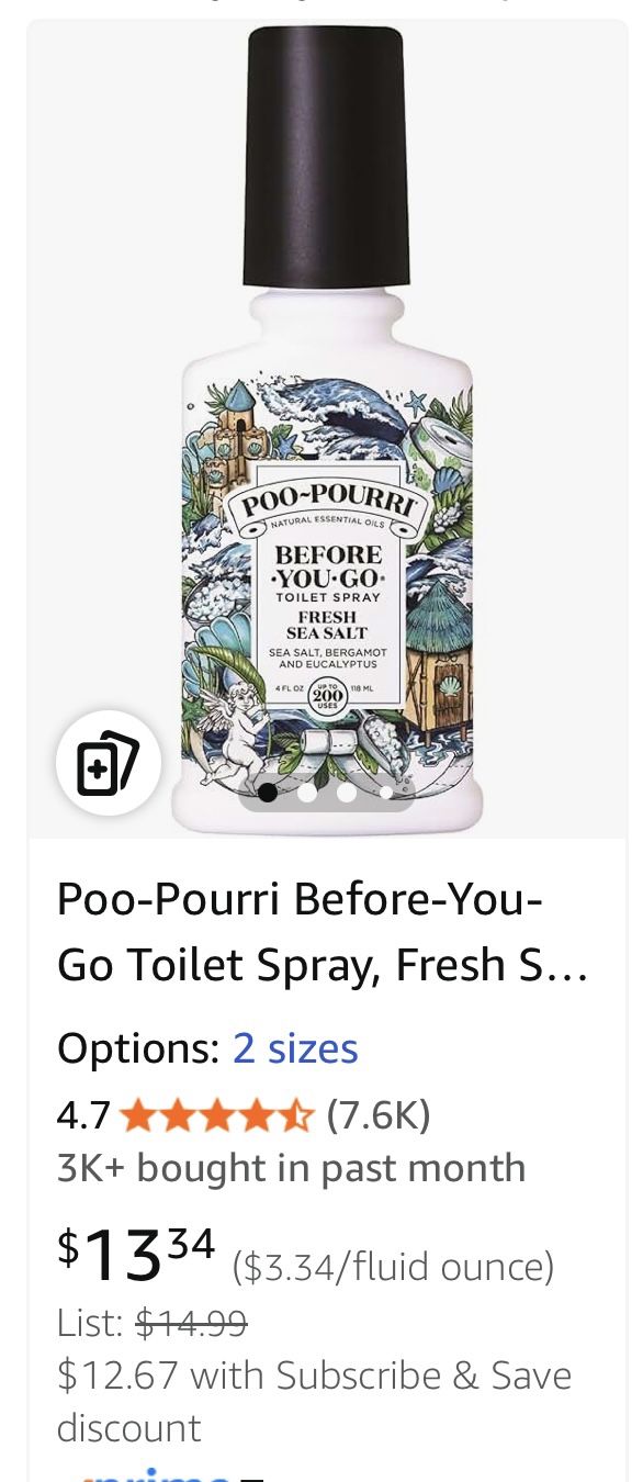 Poo-pourri Toilet Spray