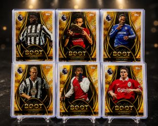 2025-26 Topps Premier League Golden Boot Limited Edition 6 Card Lot – Henry Salah Drogba