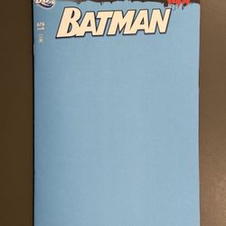 Batman #676 Facsimile Edition Cover C Blank Card Stock Variant 🔥 NEW 🔥