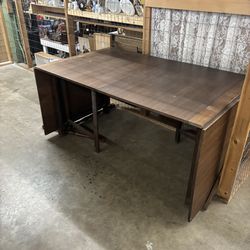 Large Wood Fold Out table