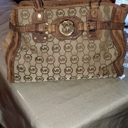 MK Leather Handbag - 25