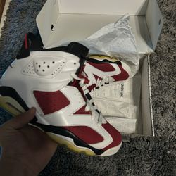 Jordan 6s Carmine Size 8.5