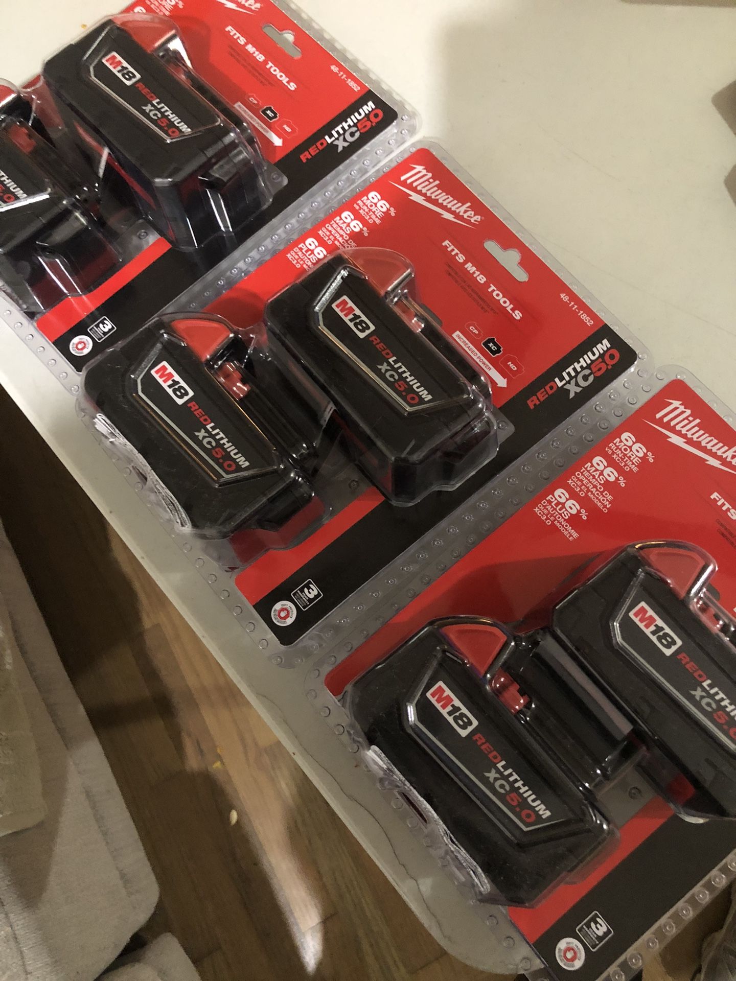 Milwaukee 5.0 Batteries 