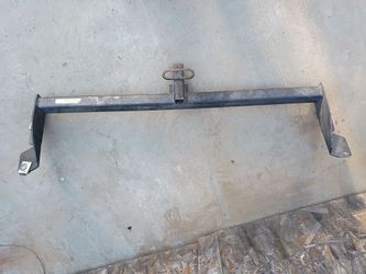 Black Steel Trailer Hitch