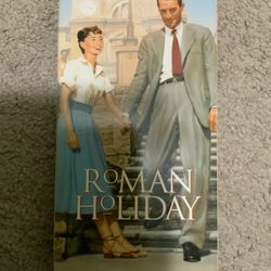Roman Holiday (1953) – Audrey Hepburn & Gregory Peck – Vintage VHS