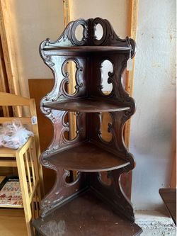 Antique corner cabinet
