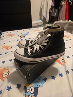 All star high black converse