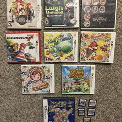 Nintendo DS/3DS games for sale! Yoshi, Super Mario, Kingdom Hearts, Sonic, Animal Crossing!