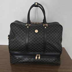 Signature 18" Dome Travel Duffel Leather Bag