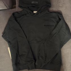 Black Fear of God Essentials hoodie