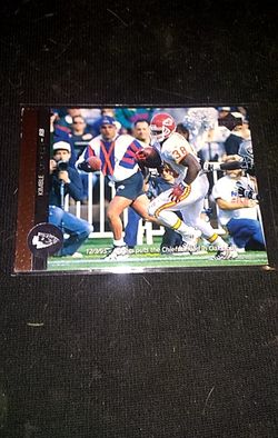 Chiefs football card