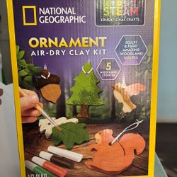 National Geographic ornament air, dry clay kit