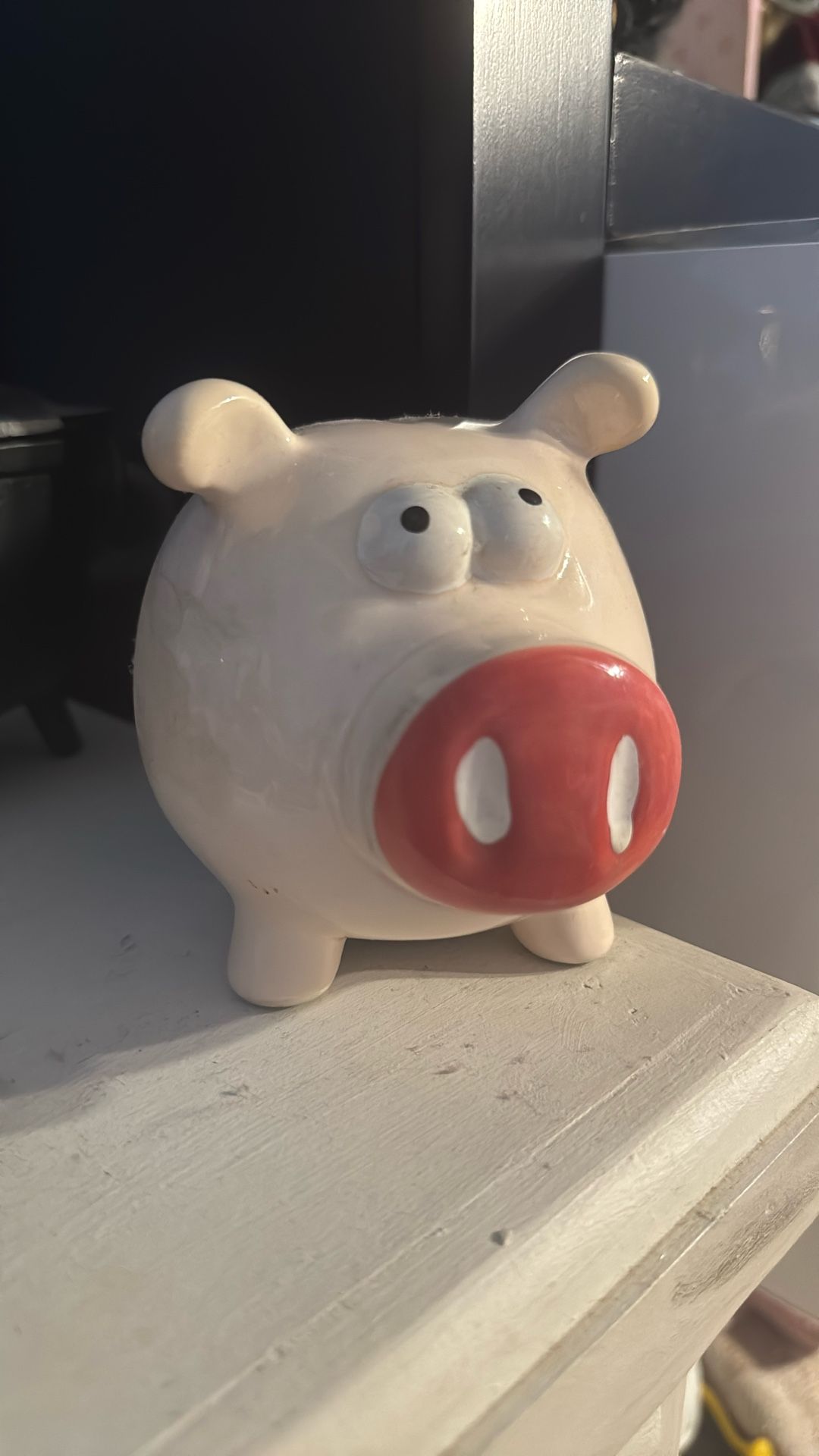 ceramic cartoon piggy bank