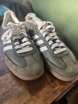 Olive Green Brand New Adidas Sambas