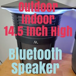 Bluetooth Outdoor Indoor Speaker Wireless Battery  AR Acoustic Research 14.5 Inch High AWSEE320  Model 