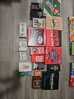 Adult board and card games
